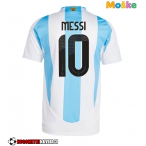 Moške Nogometnih dresov Argentina Lionel Messi #10 Domači Copa America 2024 Kratki rokavi